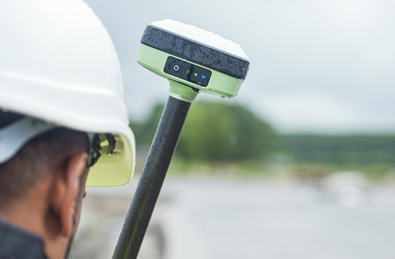 Leica GS05 SmartAntenne im Einsatz